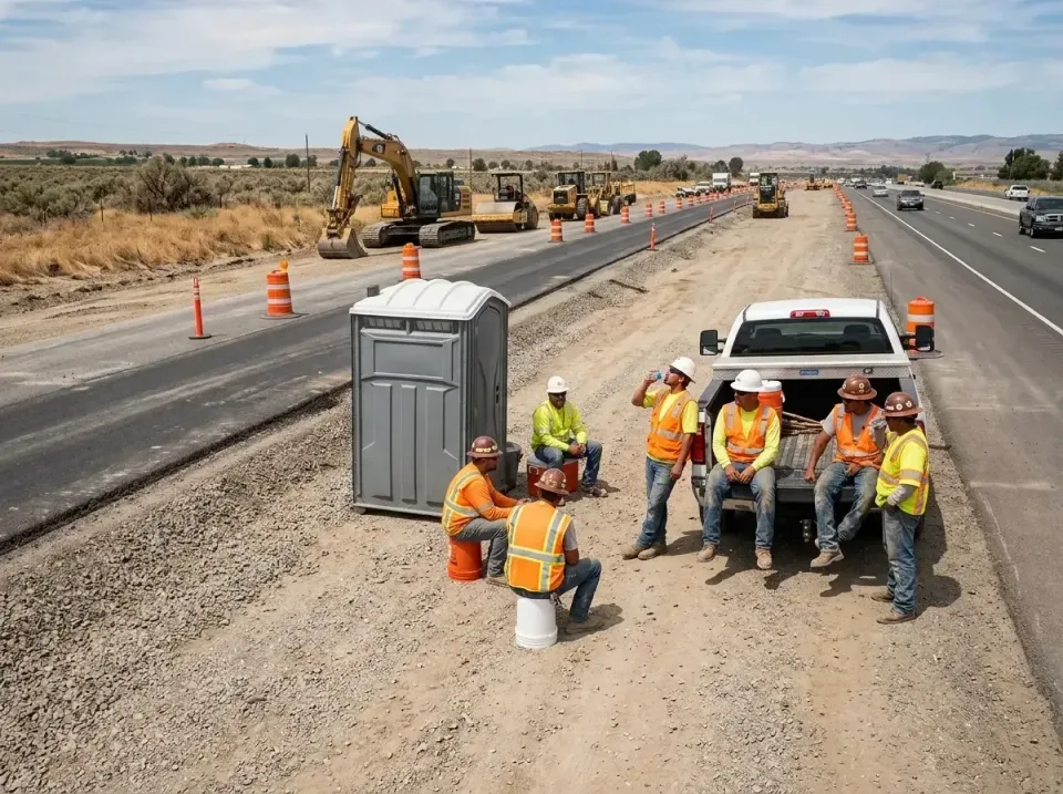 highway-road-construction-crew-007 — frequently asked questions, Porta Potty and Restroom Rentals in California City, CA